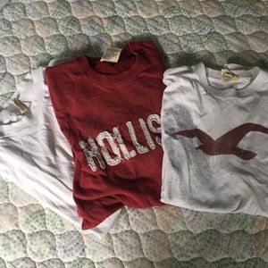 Men’s hollister t shirt lot of 3, sz xl
